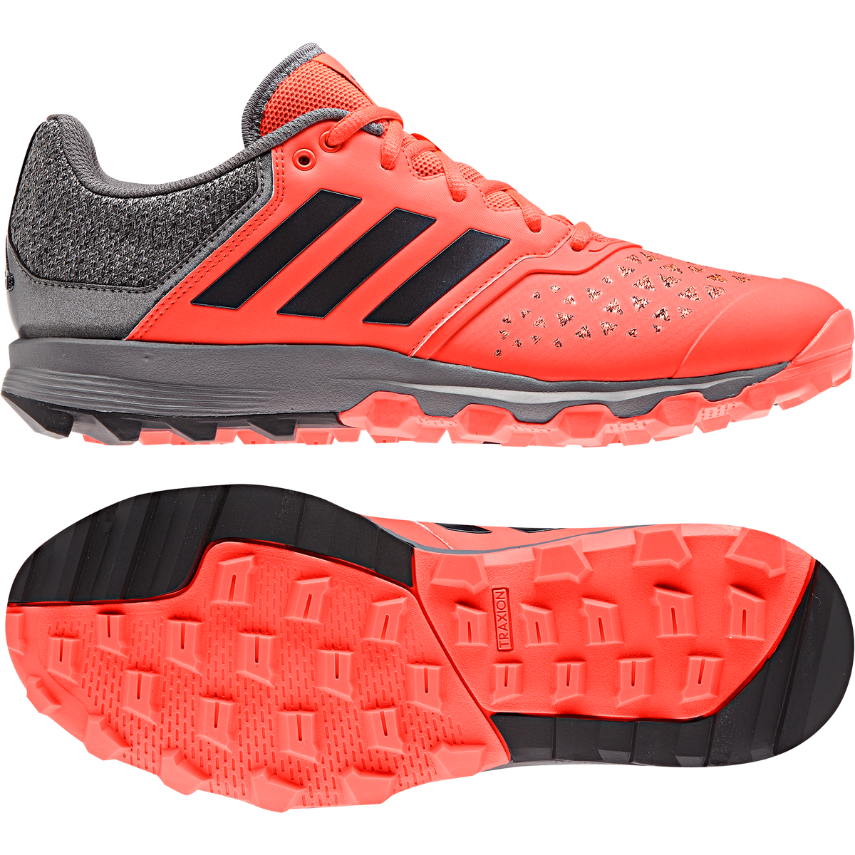 Adidas Flexcloud 2019 Red/Black/Grey Hockey Shoes Lenco